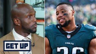 GET UP | "Saquon Barkley is best RB in league!" - McCourty on Eagles' Super Bowl chances this season