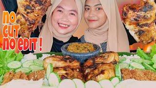 MUKBANG AYAM BAKAR NASI LIWET | with my bestie | NO CUT NO EDIT ‼️