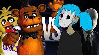 5 НОЧЕЙ С ФРЕДДИ VS КРИПИПАСТА | СУПЕР РЭП БИТВА | 5 Nights At Freddy's ПРОТИВ Creepasta Sally Face