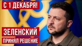 с 1 декабря 2024! изменения для украинцев! Зеленский принял решение! Польша новости