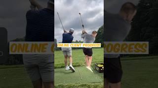 Progress from a few of my online clients recently.#golfcoaching #golftips #golfdrills