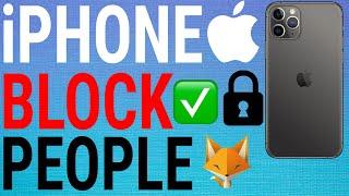 How To Block People on IOS (iPhone / iPad)