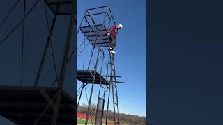 MIGUEL CLIMBS ‍️WATCH  TOWER IN FOOTBALL   FIELD ️