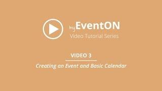 EventOn - Video 3 - Creating an Event and Basic Calendar