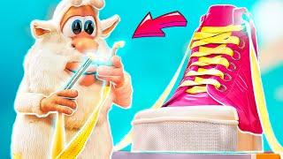 That easy? Learn how to tie your shoelaces! Booba Show