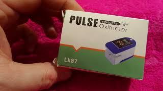 i AliExpress Fingertip Пульсоксиметр LK87 Pulse oximeter  Китай China 20240114