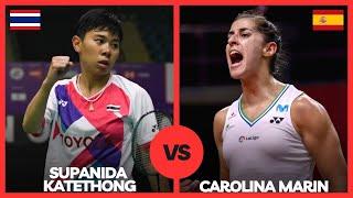 Carolina Marin(SPN) vs Supanida Katethong(THA) Badminton Match Highlights | Spain Masters 2020