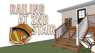 Start Your Newel Post On your 2nd Staircase Tread in Chief Architect X16 X16