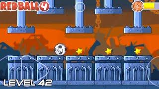 Red Ball 4 - Conquering the Challenge: Level 42 Mastery Unleashed/ the Gamerz x+