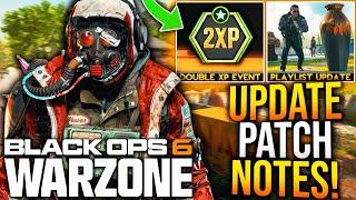 Black Ops 6: New COMMUNITY UPDATE PATCH NOTES! New CONTENT, Double XP EVENT, & More (WARZONE Update)