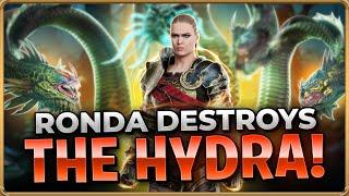 AMAZING DAMAGE!! Ronda Rousey Takes Over Hydra... Raid: Shadow Legends