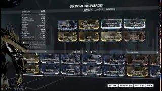 Warframe - Lex Prime New Build [ Update 18.5 ] With Red Crits + Full Status