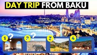 Baku day trip to Gobustan, Mud Volcano, YanarDag, Ateshgah Temple, Fire Moutain. Visit #azerbaijan