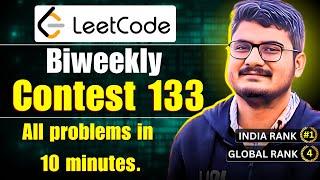 Solving Leetcode Biweekly 133 in 10 mins.