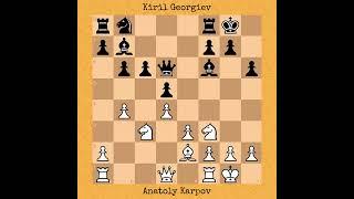 Anatoly Karpov vs Kiril Georgiev | Tilburg (1994) #chess