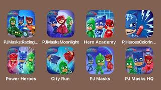 PJ Masks Collection: PJ Masks: Racing Heroes,Moonlight Heroes,Hero Academy,Power Heroes,City Run