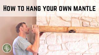 How to Install a Fireplace Mantel or Floating Shelf