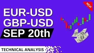 EURUSD and GBP USD Daily Analysis for September 20, 2024