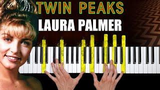 Twin Peaks - Laura Palmer's Theme - Piano Cover & Tutorial