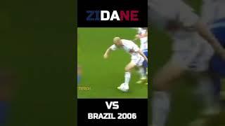 BEST INDIVIDUAL PERFORMANCE IN FOOTBALL  |  ZIDANE WORLD CUP 2006 VS BRAZIL