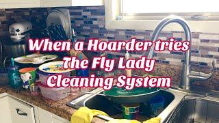 When Hoarders TRY the Flylady Cleaning Method! Baby Steps Day 1-7 to Clean House! Shine your Sink