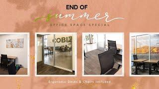 End of Summer Office Special @cobizrichmond #CoBiz #CoWorking