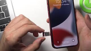 Как вставить SIM карту в iPhone 13 / Открытие слота под СИМ карту на iPhone 13