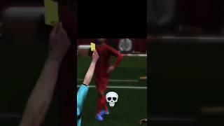 Ronaldo danger foul play last time yellow card raferi angre #ronaldoshort#gamingshort#viralbeats#pes