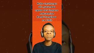 Umuhungu ati niminecye nakuzaniye #funny #jds #urwenya by jean daniel SINDAYIGAYA #funnyface JDS