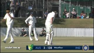 Aus A v Ind A: day one highlights