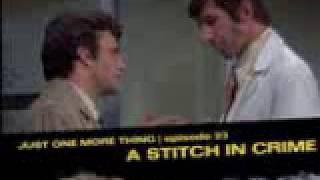 Columbo - "A Stitch in TIme" - A Podcast by "the Columbo Confab"