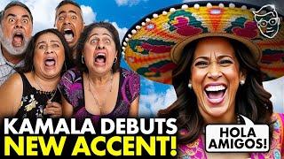 Kamala Breaks-Out Fake New SPANISH Accent For Hispanic Audience, Crowd CRINGES!  'This is PAINFUL!'