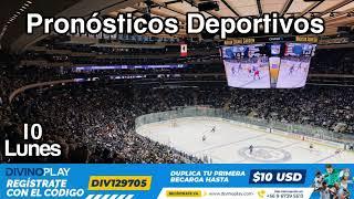 Lunes 10 "Pronósticos Deportivos" #nhl #hockey #nhlpicks #pronosticosnhl #apuestas