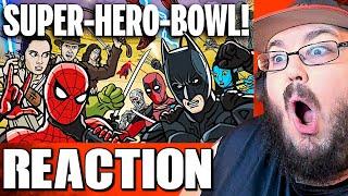 SUPER-HERO-BOWL! - TOON SANDWICH REACTION!!!