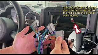 hizpo stereo Installation on 2008 JEEP Wrangler