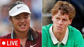LIVE  Tennis LIVE: Emma Raducanu risks huge backlash as Jannik Sinner mocked after surprise loss