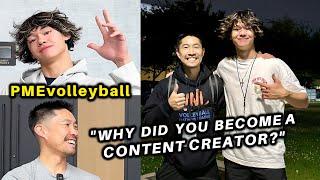 Why Did You Become A CONTENT CREATOR? | PME Volleyball Interview