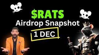 Rats Kingdom Snapshot 1 Dec | Rats Kingdom Airdrop Distribution | Rats Kingdom Withdrawal  |#rats