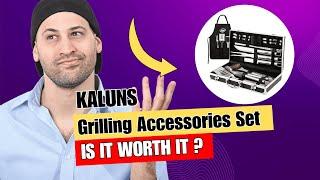 Kaluns Grilling Accessories, Dad Gifts for Fathers Day Grilling Gifts, Heavy Duty Stainless Steel