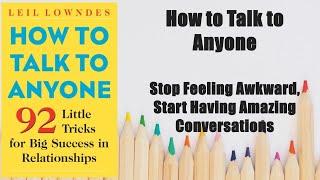 Leil Lowndes Shares Top Small Talk Techniques to Make Lasting Connections!