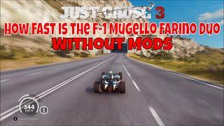 Just Cause 3 F1 Mugello Farino Duo How Fast is it