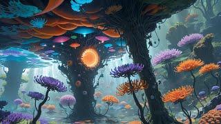 Nexxus 604 - Underwater - Psychedelic trance mix • (4K AI animated music video)