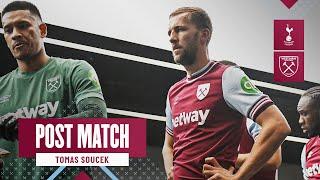 Tottenham Hotspur 4-1 West Ham | Tomáš Souček | Post Match Reaction