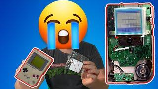 Nintendo Game Boy DISASTER Backlight Mod Attempt - PART 1