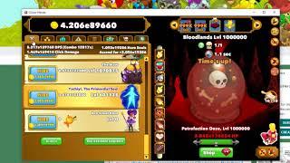 Clicker Heroes level 1000000 - final boss fight, patch 1.0e11 [spoilers]