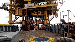 PLATFORM OFFSHORE OIL MLJ2 TOTAL brunei darussalam