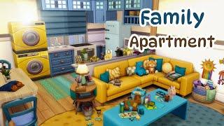 Cozy Family Apartment  | The Sims 4 Speed Build (No CC)