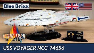 Star Trek USS Voyager NCC-74656 - our BlueBrixx-Pro display model with secret features!