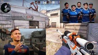 Футболисты в CSGO.Неймар играет в CSGO?СТИМ ПРОФИЛЬ НЕЙМАРА!