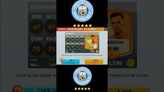 Ederdon prize and rating #dls #brazil #mancity #ederson